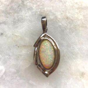 Sterling silver Opal pendant